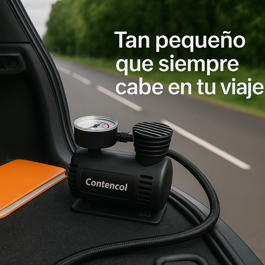 Infla lo que necesites, donde quieras, cuando quieras - Mini Compresor de Aire