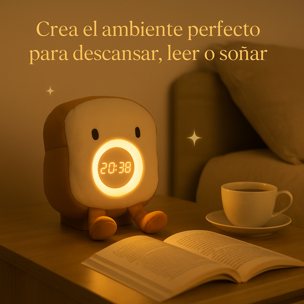Ilumina, decora y despierta con estilo con la Lámpara Toast Plush