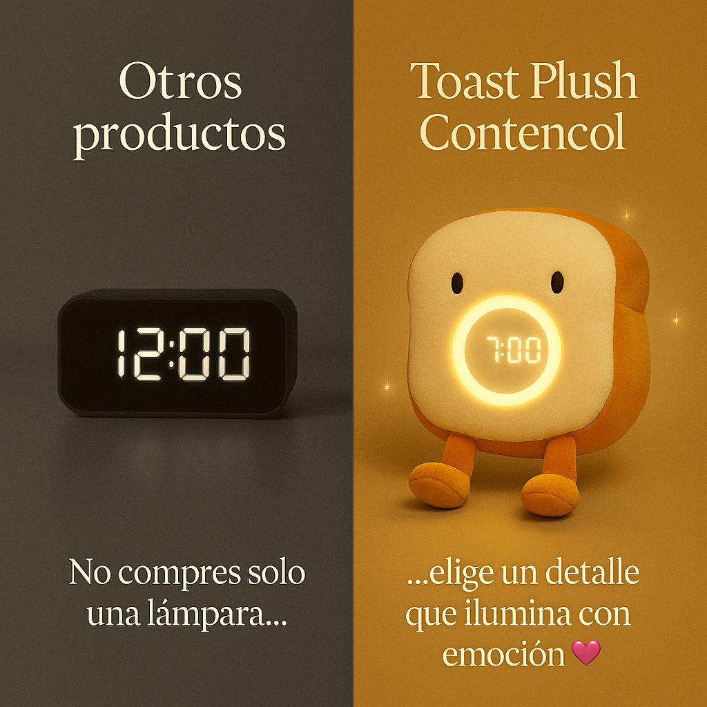 Ilumina, decora y despierta con estilo con la Lámpara Toast Plush