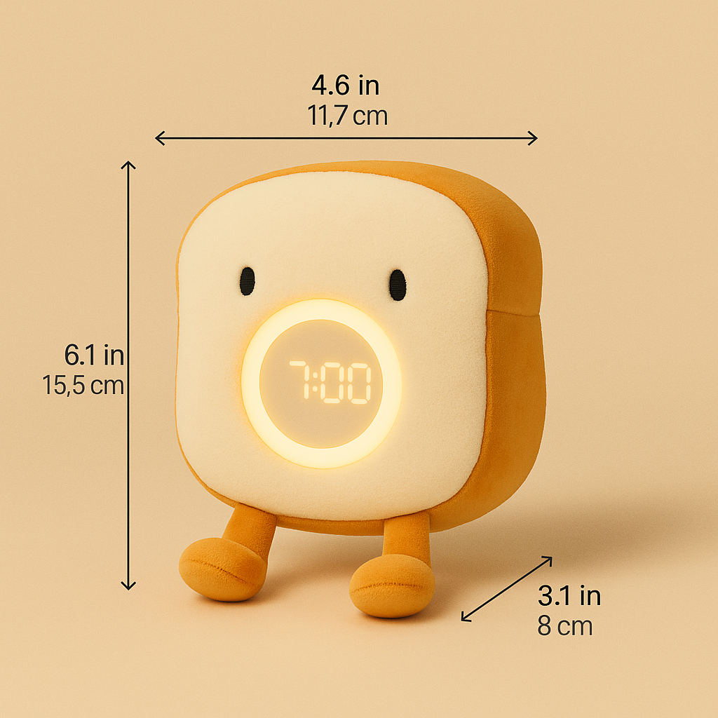Ilumina, decora y despierta con estilo con la Lámpara Toast Plush