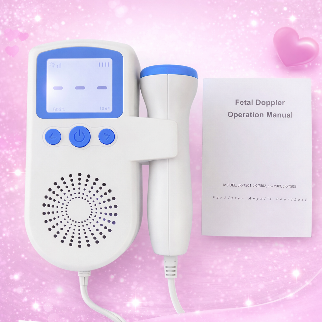 El sonido más hermoso que escucharás en tu vida - Doppler Fetal Lcd Ultrasónico Frecuencia Cardiaca Embarazo