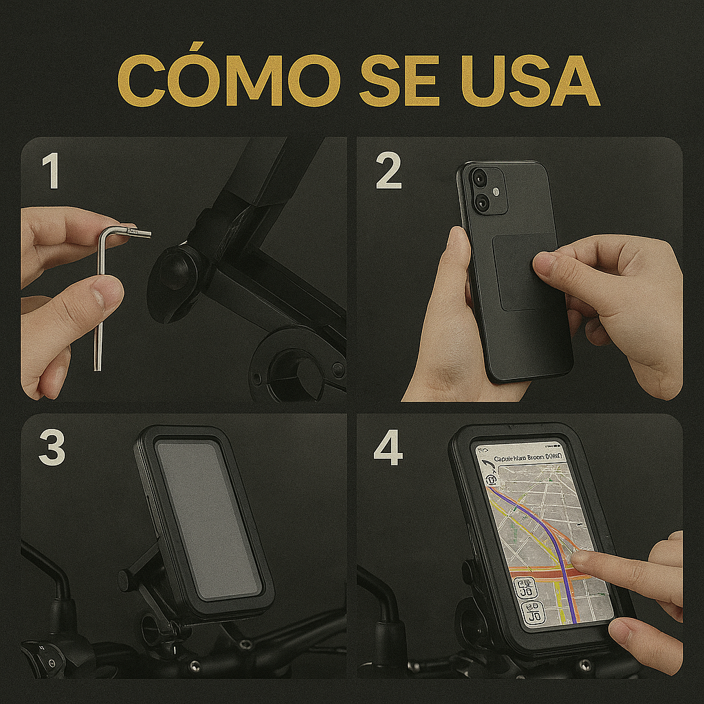 Protege tu celular y disfruta cada ruta sin preocupaciones- Soporte Para Celular