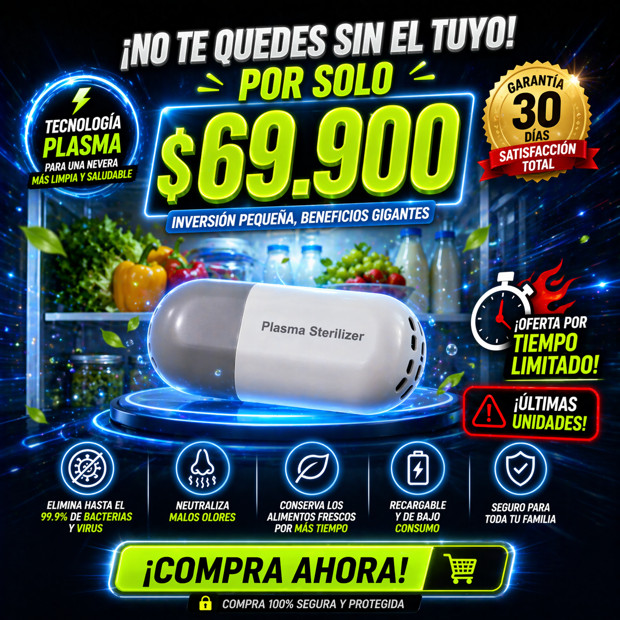 Despídete del mal olor en tu nevera HOY