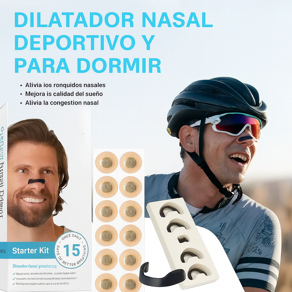 Respira libre, duerme profundo, vive mejor - Dilatador Nasal