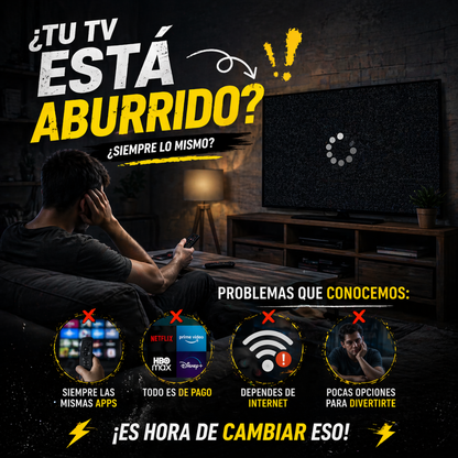 Convierte tu TV en una consola con más de 10.000 juegos sin complicaciones - Game Tv Stick