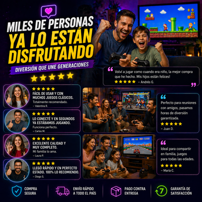 Convierte tu TV en una consola con más de 10.000 juegos sin complicaciones - Game Tv Stick