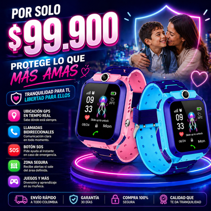 Más libertad para ellos, más tranquilidad para ti - Reloj SmartWatch Gps
