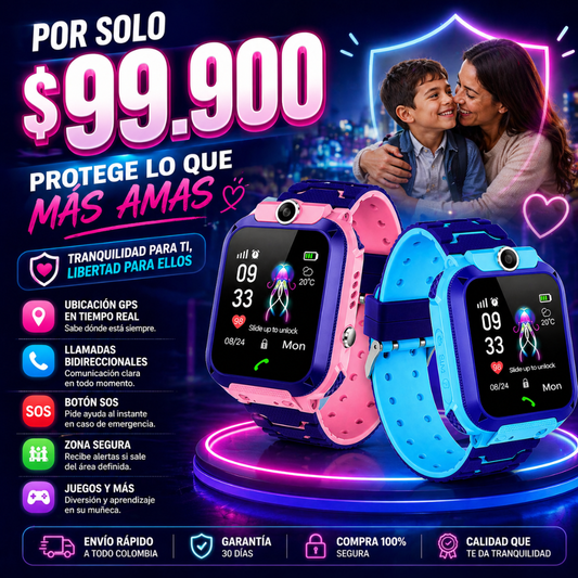 Más libertad para ellos, más tranquilidad para ti - Reloj SmartWatch Gps