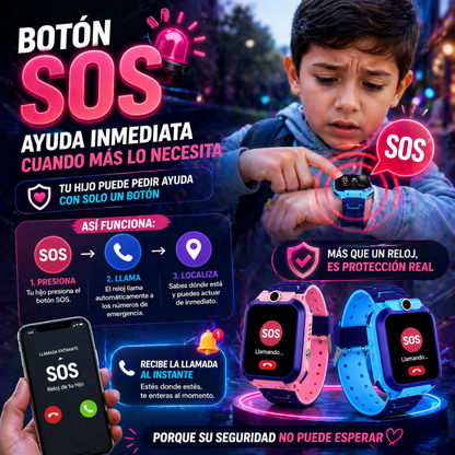 Más libertad para ellos, más tranquilidad para ti - Reloj SmartWatch Gps