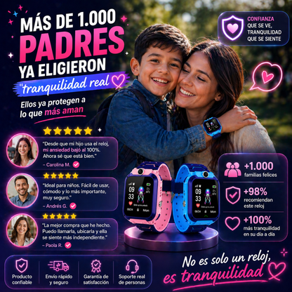 Más libertad para ellos, más tranquilidad para ti - Reloj SmartWatch Gps