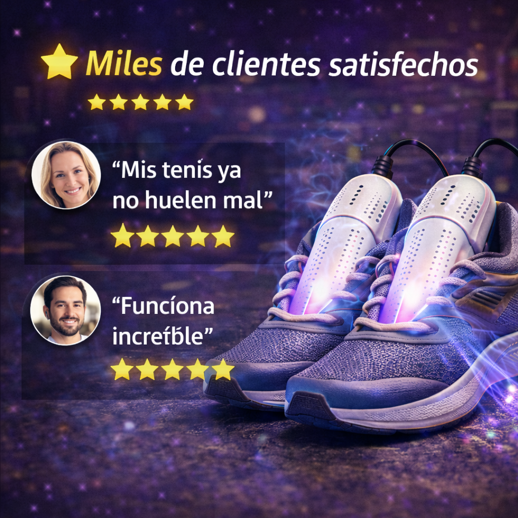 Despídete del mal olor en tus zapatos para siempre - Secador Electrico Zapatos Anti Bacterial