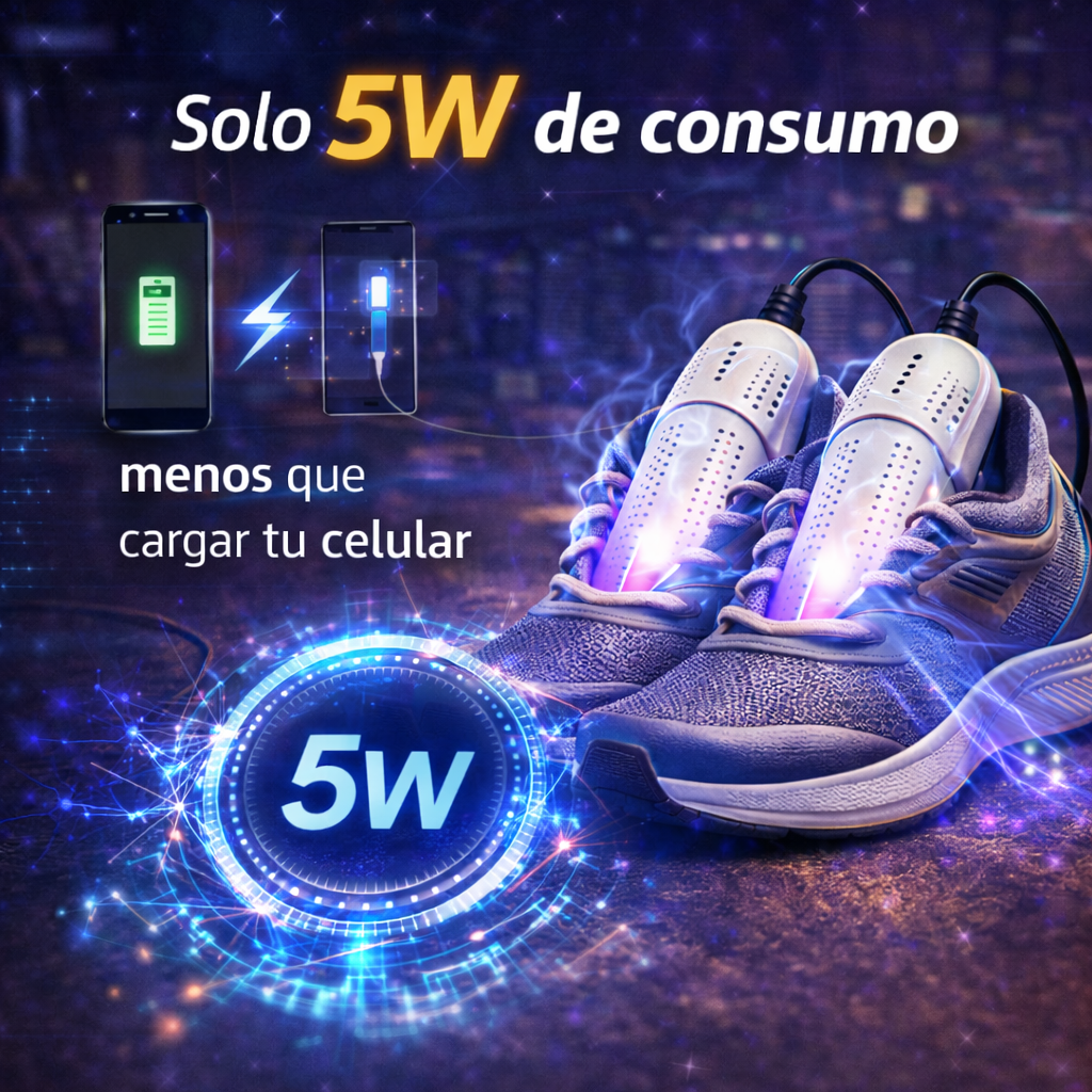 Despídete del mal olor en tus zapatos para siempre - Secador Electrico Zapatos Anti Bacterial