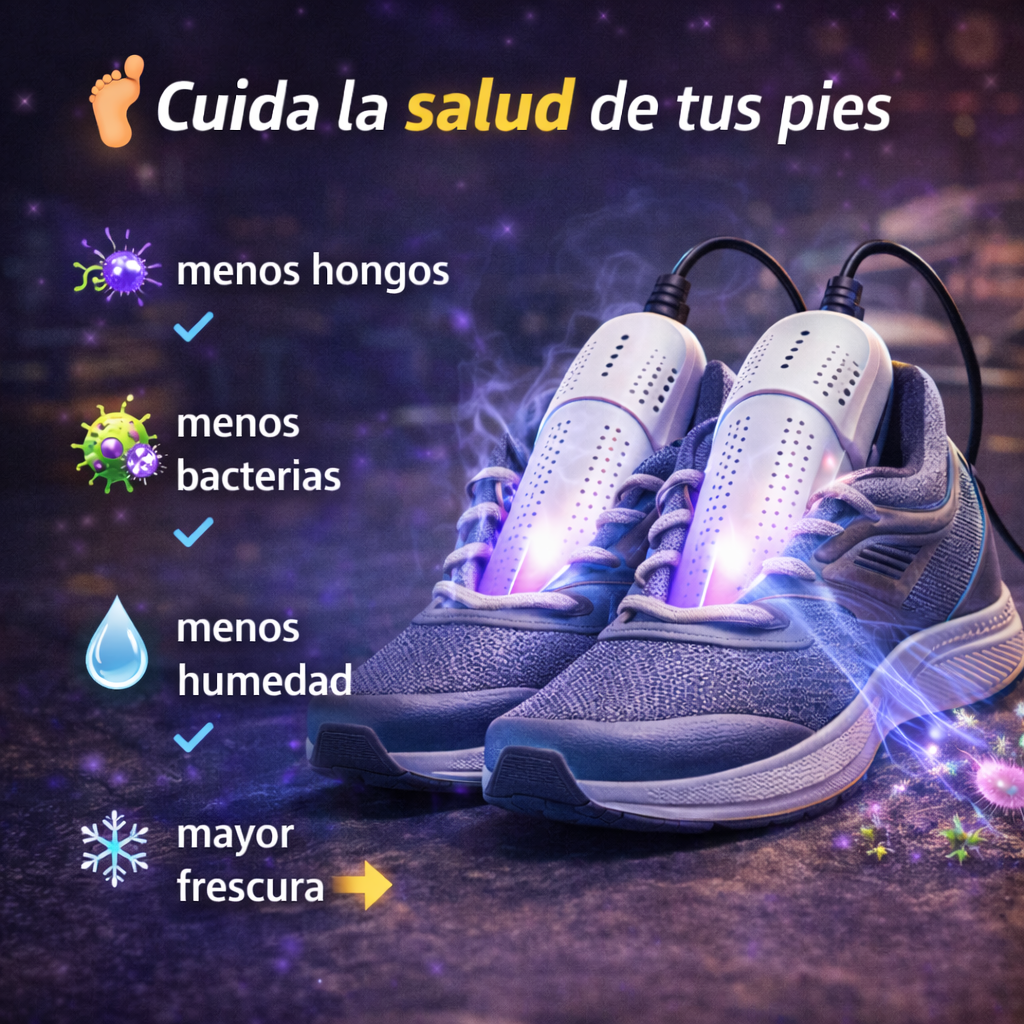 Despídete del mal olor en tus zapatos para siempre - Secador Electrico Zapatos Anti Bacterial