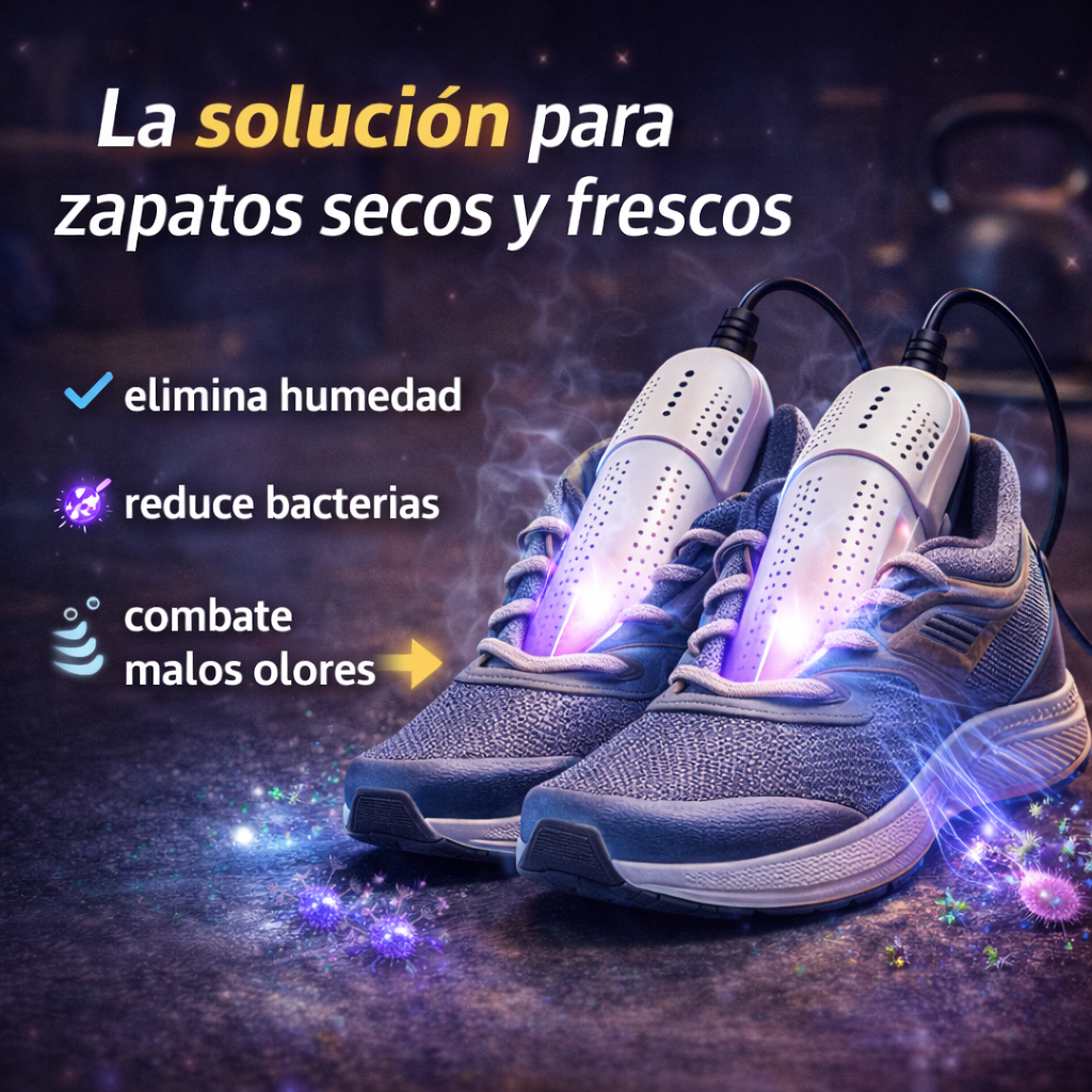 Despídete del mal olor en tus zapatos para siempre - Secador Electrico Zapatos Anti Bacterial