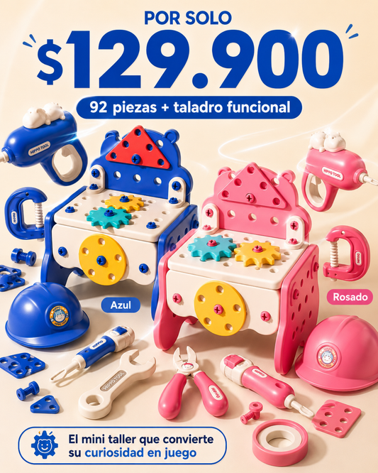 CAJA DE HERRAMIENTAS PARA NIÑOS