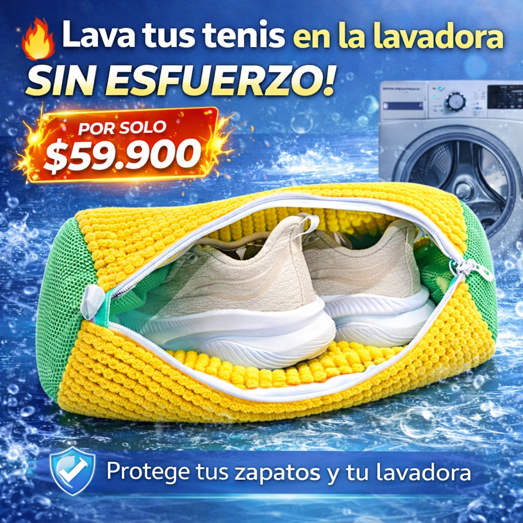 Bolsa para lavar zapatos en lavadora – Protege tus tenis mientras se limpian
