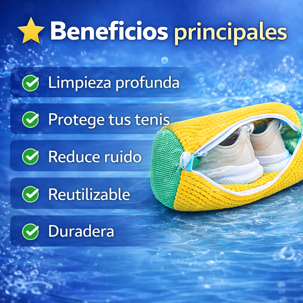 Bolsa para lavar zapatos en lavadora – Protege tus tenis mientras se limpian