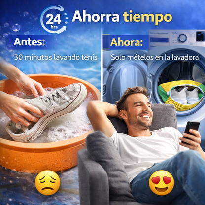Bolsa para lavar zapatos en lavadora – Protege tus tenis mientras se limpian