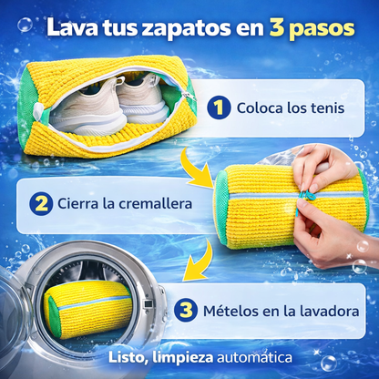 Bolsa para lavar zapatos en lavadora – Protege tus tenis mientras se limpian