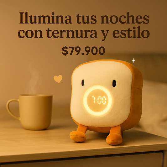 Ilumina, decora y despierta con estilo con la Lámpara Toast Plush