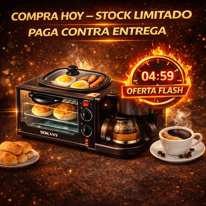 ¡El desayuno perfecto en 1 solo equipo!