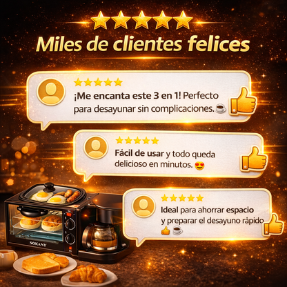 ¡El desayuno perfecto en 1 solo equipo!