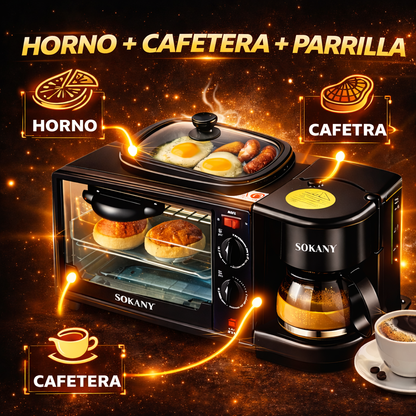 ¡El desayuno perfecto en 1 solo equipo!