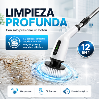 Limpieza profunda y sin esfuerzo - Cepillo 12 en 1