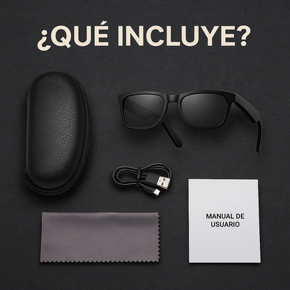 Música, Llamadas y Estilo… Todo en Un Solo Accesorio - Gafas Inteligentes