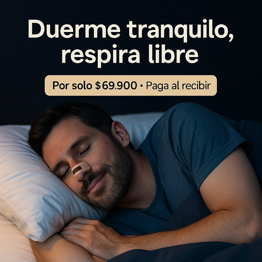 Respira libre, duerme profundo, vive mejor - Dilatador Nasal