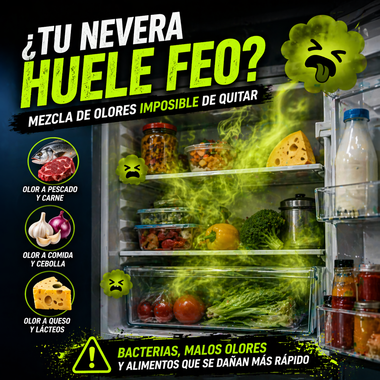 Despídete del mal olor en tu nevera HOY