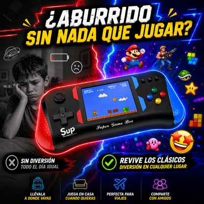 ¡REVIVE LA NOSTALGIA EN TUS MANOS CON LA CONSOLA PORTATIL!