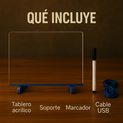 Ilumina tus ideas y dale vida a tus mensajes con estilo- Tablero Led