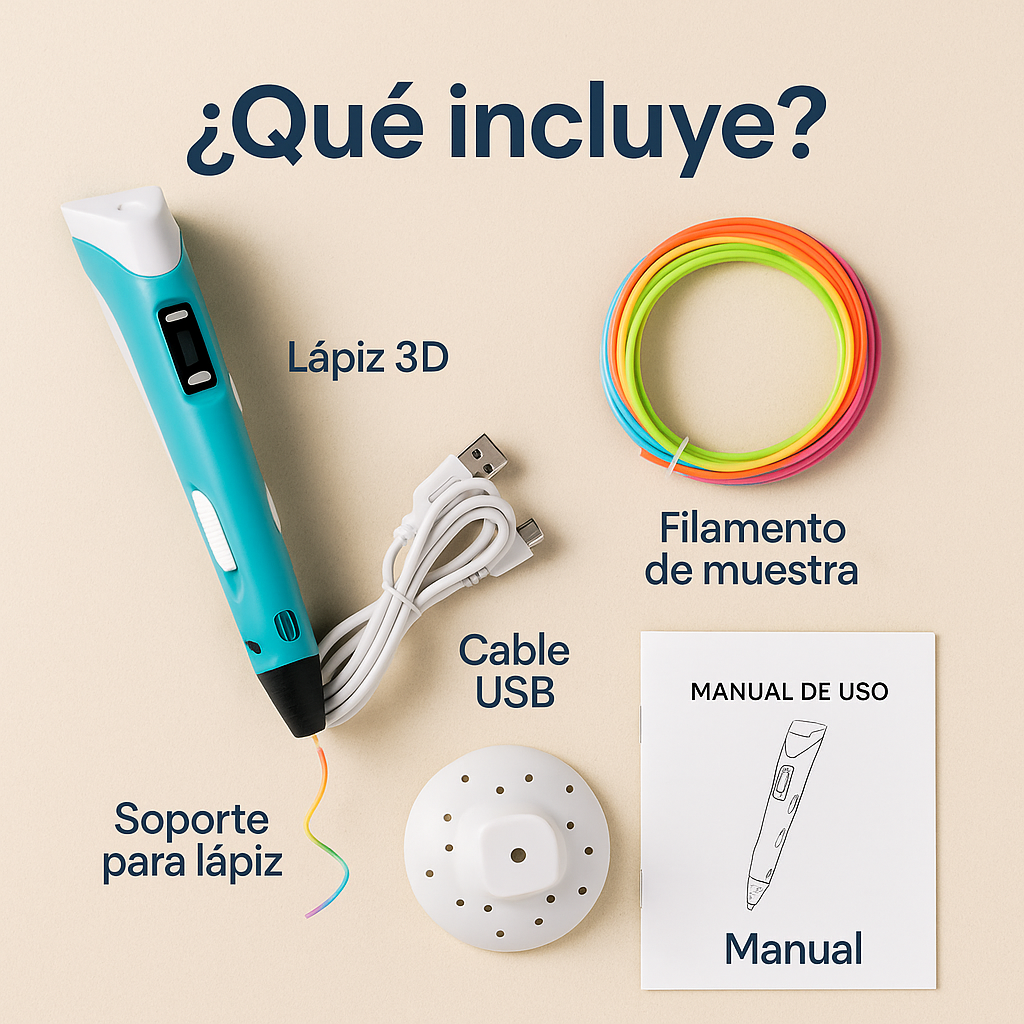 Convierte sus dibujos en increíbles creaciones 3D - Lapiz 3D