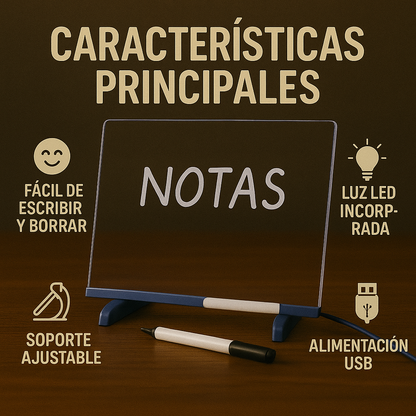 Ilumina tus ideas y dale vida a tus mensajes con estilo- Tablero Led