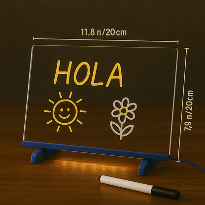 Ilumina tus ideas y dale vida a tus mensajes con estilo- Tablero Led