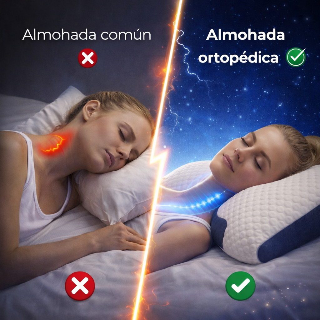 ¿Cansado de Despertar con Dolor? Cámbialo con la almohada ortopédica