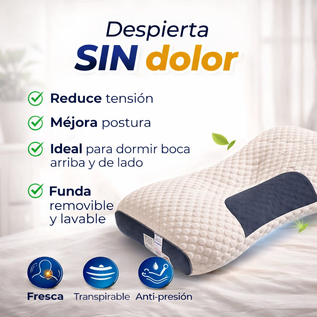 ¿Cansado de Despertar con Dolor? Cámbialo con la almohada ortopédica