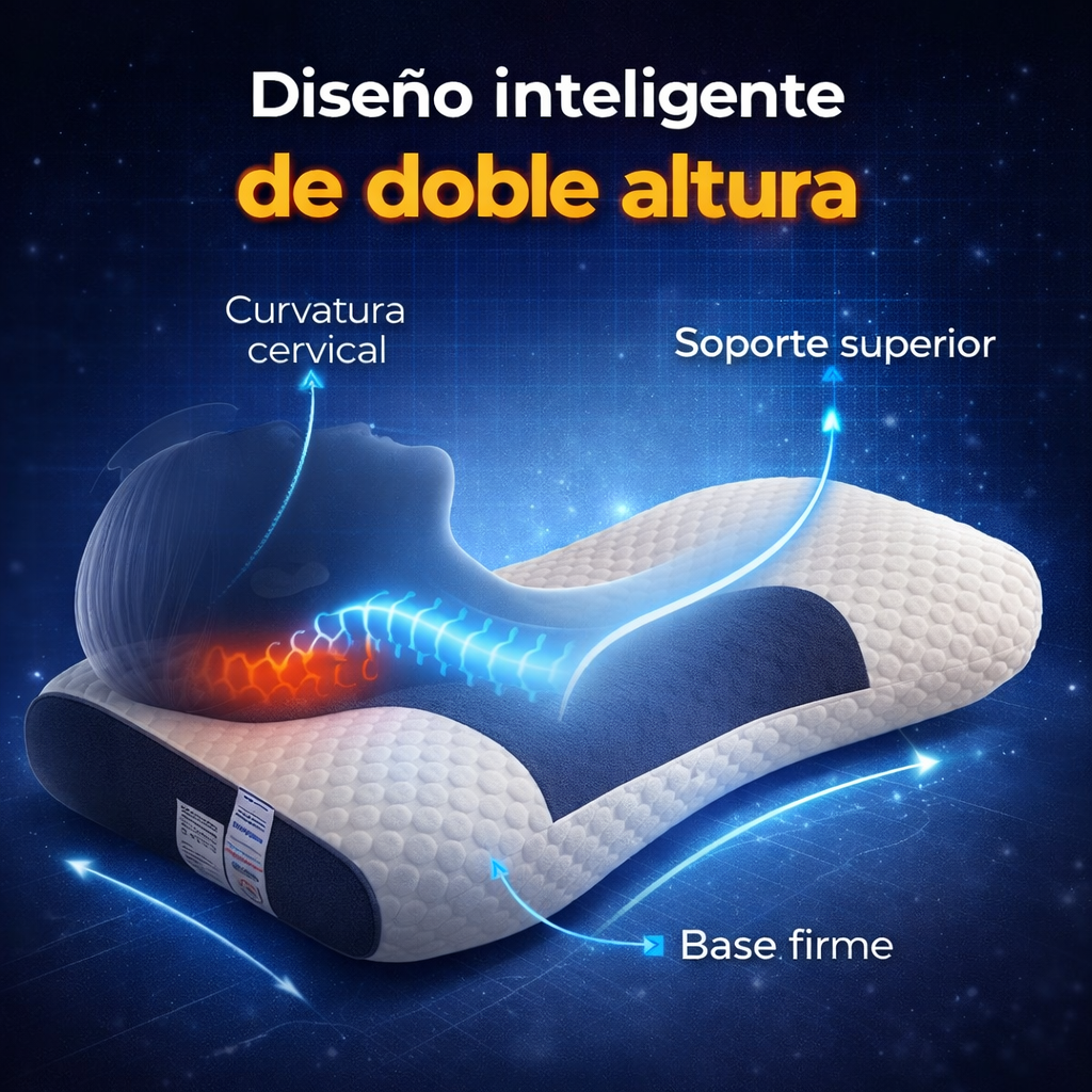 ¿Cansado de Despertar con Dolor? Cámbialo con la almohada ortopédica