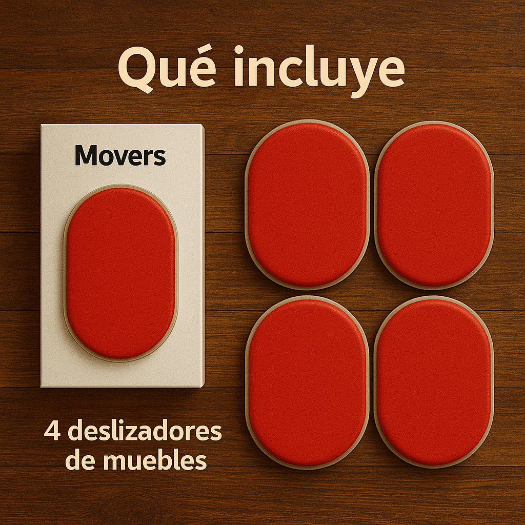 Tu nuevo aliado para reorganizar tu hogar - Deslizador de Muebles