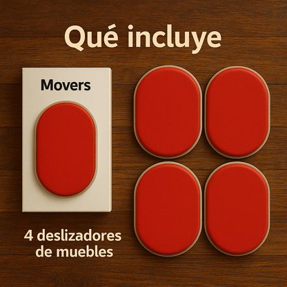Tu nuevo aliado para reorganizar tu hogar - Deslizador de Muebles
