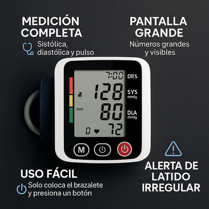 Controla tu Presión en Casa, Fácil y Rápido- Tensiometro