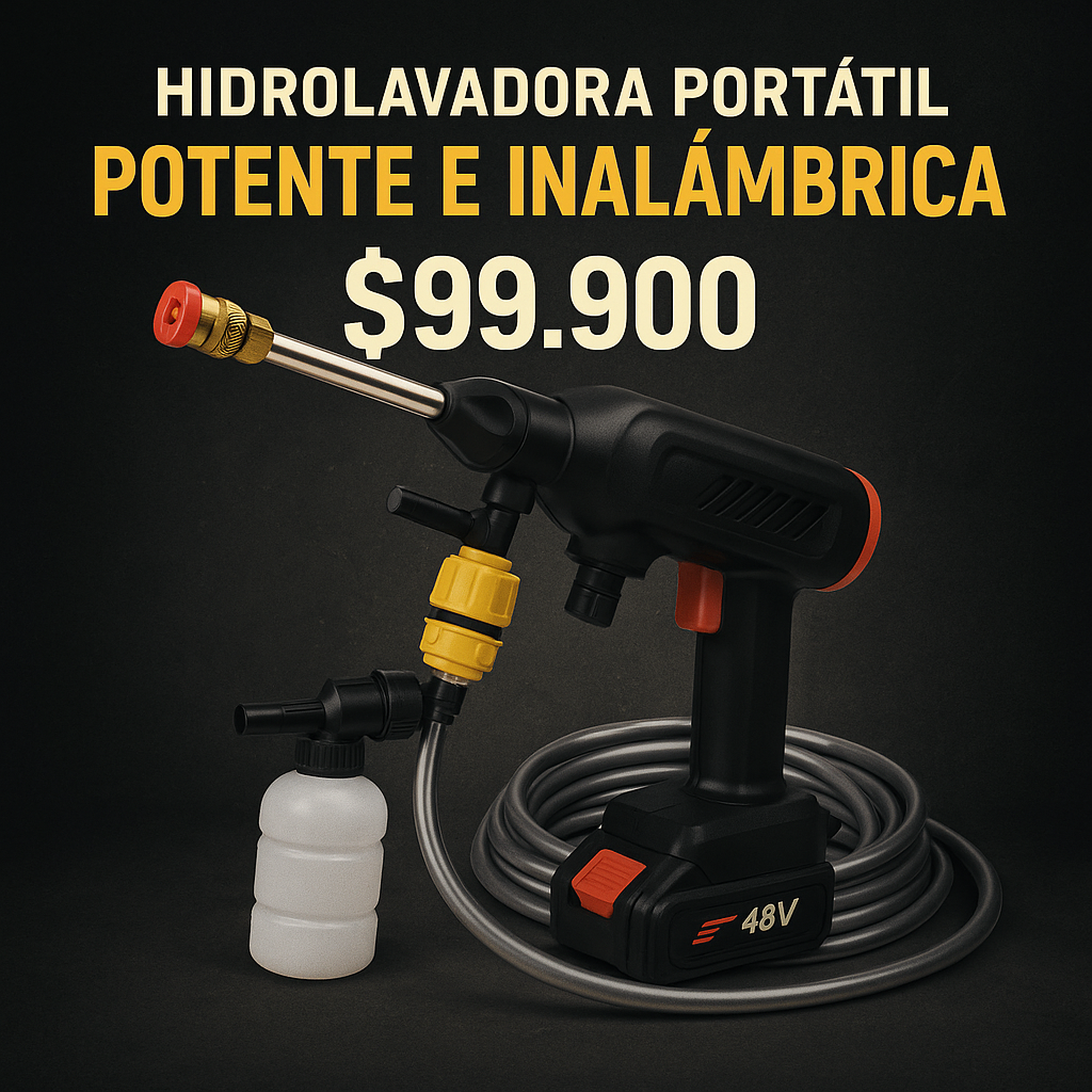 Limpieza profesional sin pagar lavadero - Hidrolavadora Portatil