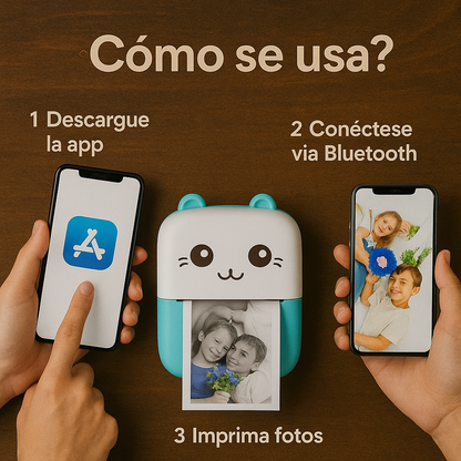 Organiza tu vida con estilo y sin esfuerzo - Mini Impresora Portatil