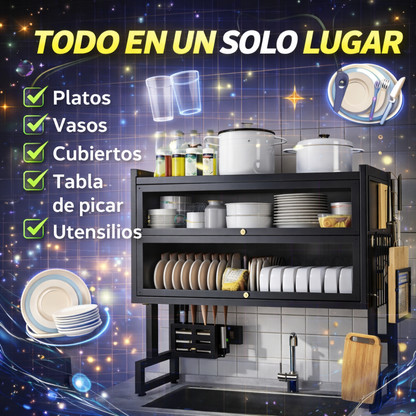 Más Espacio, Más Orden, Menos Estrés - Escurridor de Platos