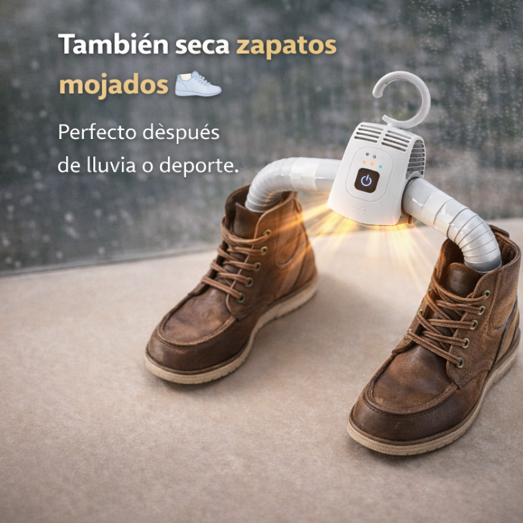 La forma inteligente de secar tu ropa rápida y fácilmente en casa - Gancho Portatil Secador De Ropa