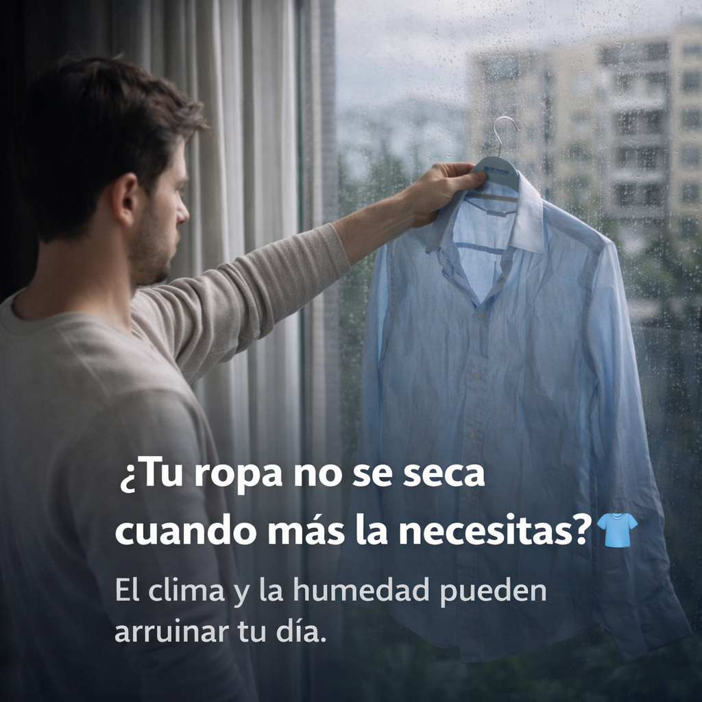 La forma inteligente de secar tu ropa rápida y fácilmente en casa - Gancho Portatil Secador De Ropa