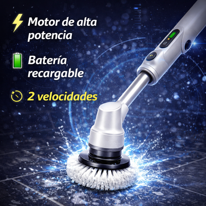 Limpia baños, cocinas y azulejos sin cansarte - Cepillo De Limpieza Electrico 9 En 1