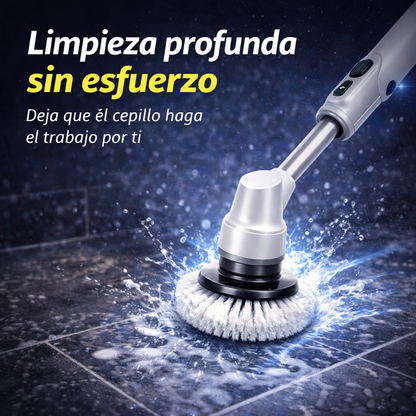 Limpia baños, cocinas y azulejos sin cansarte - Cepillo De Limpieza Electrico 9 En 1