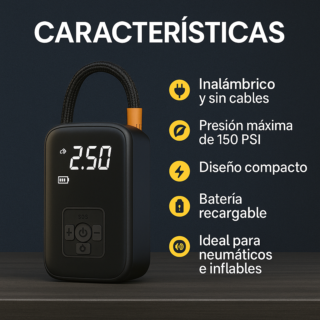 El inflador inteligente que trabaja por ti- Bomba Inflable